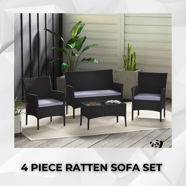 4 Piece Ratten sofa set or £100 cash