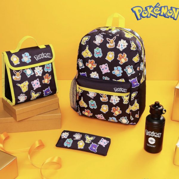 Pokemon Kids Backpack 4 Piece Set (Auto win)