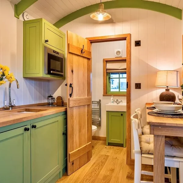 Two Night Shepherd’s Hut Break for Two at Northcombe Farm Devon or cash alt