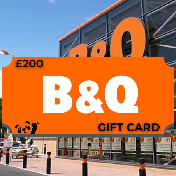 £200 B&Q Voucher or £160 Cash (auto win)