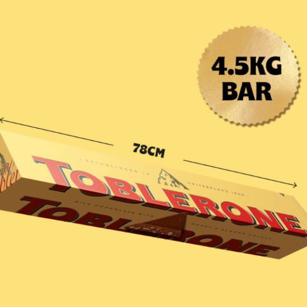 Giant 4.5kg Toblerone Bar (auto win)