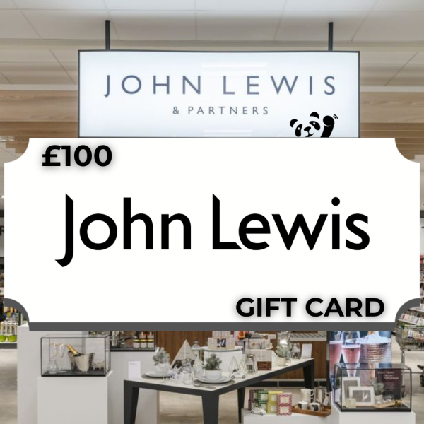 £100 John Lewis voucher or £80 Cash (auto win)