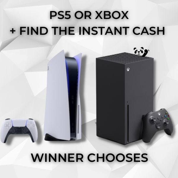 PS5 OR XBOX + INSTANT CASH WINS