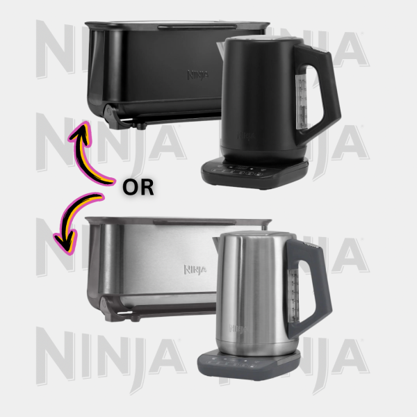 Ninja Deluxe Toaster + Kettle Bundle