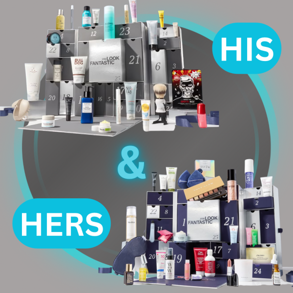 HIS & HERS LOOKFANTASTIC ADVENT CALENDARS