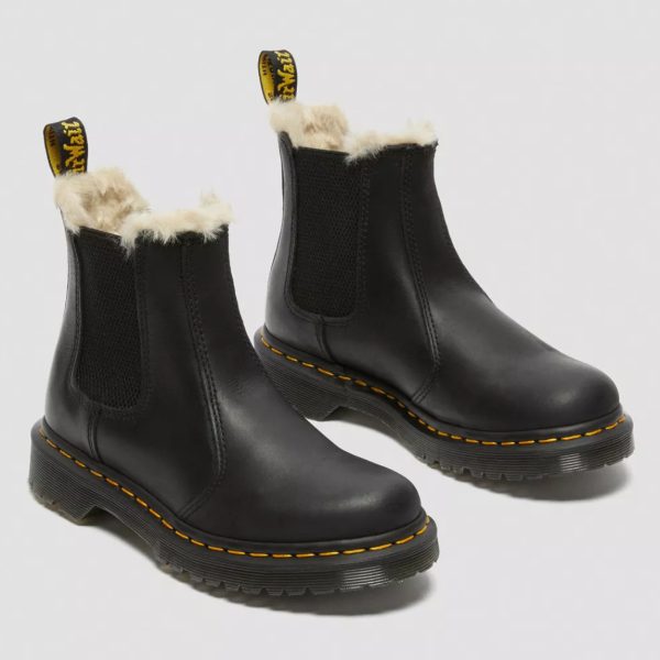 Dr Martens - Chelsea Faux Fur Boots