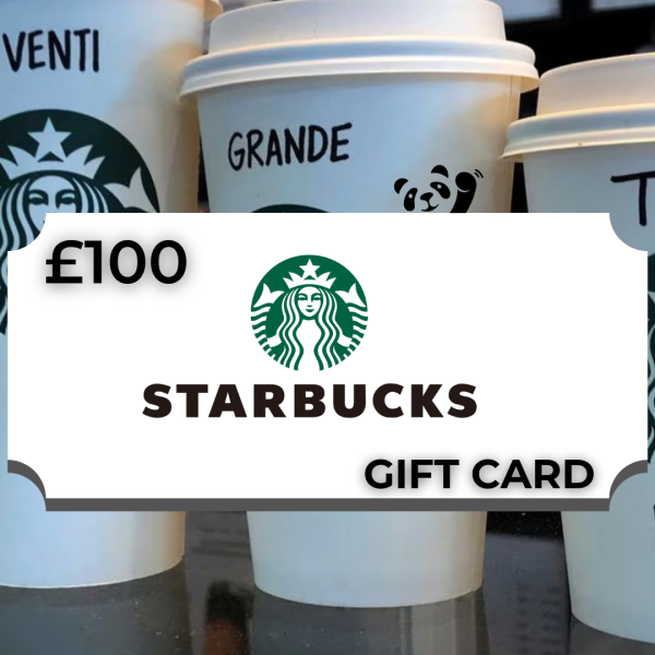 £100 Starbucks Voucher