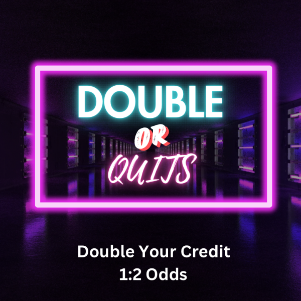 £5 DOUBLE OR QUITS